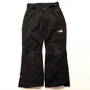 The North Face DryVent EZ Grow Girls Snow Pants Black Ski Snowboard Size S 7/8